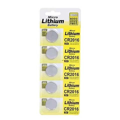 Nimida CR2016 Micro Lithium Coin Battery 3V, Suitable for use in Calculators, keyfobs, Scales, wearables and Medical Devices